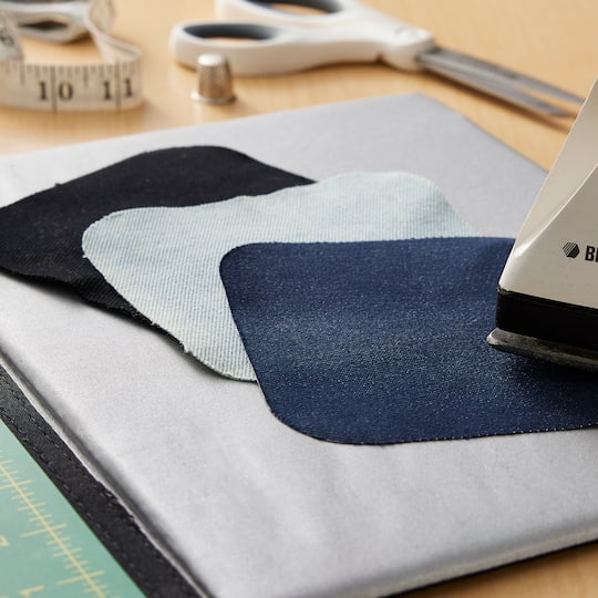 24 Packs: 3 ct. (72 total) Assorted Denim Patches by Loops & Threads™